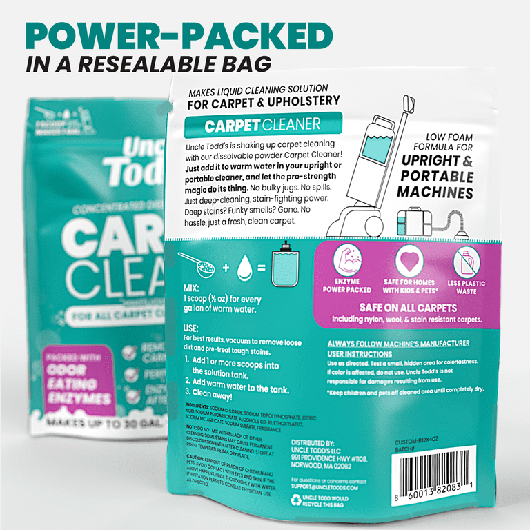Concentrated Carpet Cleaner Powder, 15 Oz photo 8