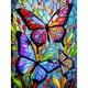 thumbnail image 1 of Diamond Painting 5D DIY Full Round Drill Kit Vitral Mariposa (sz4275), 1 of 9