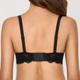 thumbnail image 4 of DOBREVA Women's Lace Push Up Bra Underwire, Padded, Full Coverage, Everyday Bras, 4 of 5