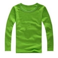 thumbnail image 4 of Grblisyd Girls Long Sleeve Shirts Fall Cute Black Shirts Size 10-12 Shirt Trendy Kids Crew Neck T-shirts Girls Tops Teen Girls Clothes ,Light Green 4-5Y, 4 of 4