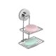 thumbnail image 1 of Stainless Steel Shower Soap Holder with Suction Cup for Bathroom, Kitchen, No Drilling Wall Mount Soap Dish, 1 of 3