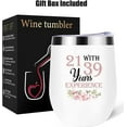 thumbnail image 5 of 60th Birthday Gifts For Women, 60th Birthday Decorations, 60th Birthday Wine Tumbler, 60th Birthday Gift Ideas, Birthday Gift For Turning 60, 1963 Gifts For Women, Mom, Wife (12oz), 5 of 6