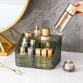 thumbnail image 5 of Caja de almacenamiento de plástico para maquillaje, baño, organizador de cosméticos, escritorio, estuche de almacenamiento de joyas, organizador de artículos diversos, contenedor de mesa, 5 of 5