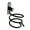 Black, variant on Wall-mounted Hair Dryer Stand Adhesive Great Load Bearing Anti-slip Stainless Punch-free Batchroom Hair Blower Holder Hair Dryer Organizer