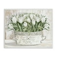 thumbnail image 5 of Stupell Industries White Tulip Flowers Fresh Vintage Country Tin Painting, 30 x 24, Design by Cindy Jacobs, 5 of 5