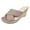 Beige, variant on Women's Espadrilles Wedges High Heels Slip on Dress Sandals Stylish Casual Suede Cross-Band Platform Heeled Slides Slippers for Bride Wedding 2026 Summer Beige Size 9.5