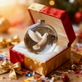thumbnail image 4 of Nature's Birds Crystal Ornament Set, Hummingbird Christmas Ornament, Cardinal Ornaments for Xmas Tree Memorial Gifts, Clear Plastic Christmas Balls for Room Decor, Holiday Ornaments, 2.8", 4 of 5