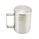 thumbnail image 3 of Taza de acero inoxidable con tapa, taza para beber, taza térmica de doble capa, para leche y jugo. 250ml, 3 of 9