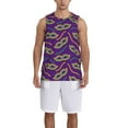 thumbnail image 6 of Rocae Carnival Masks and Beads for Men's Basketball Jersey Lightweight and Breathable Athletic Tank Top,Quick-Drying Sports Jersey Small, 6 of 9