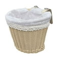 thumbnail image 3 of Lipstore Kids Bike Basket Carrier Decoration Woven Design for Camping Riding Shopping 25cmx19cmx18cm, 3 of 8