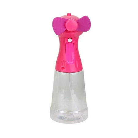 

Portable Water Mist Spray Fan Outdoor Summer Cooling Mist Sprayer Handheld Electric Fan Red