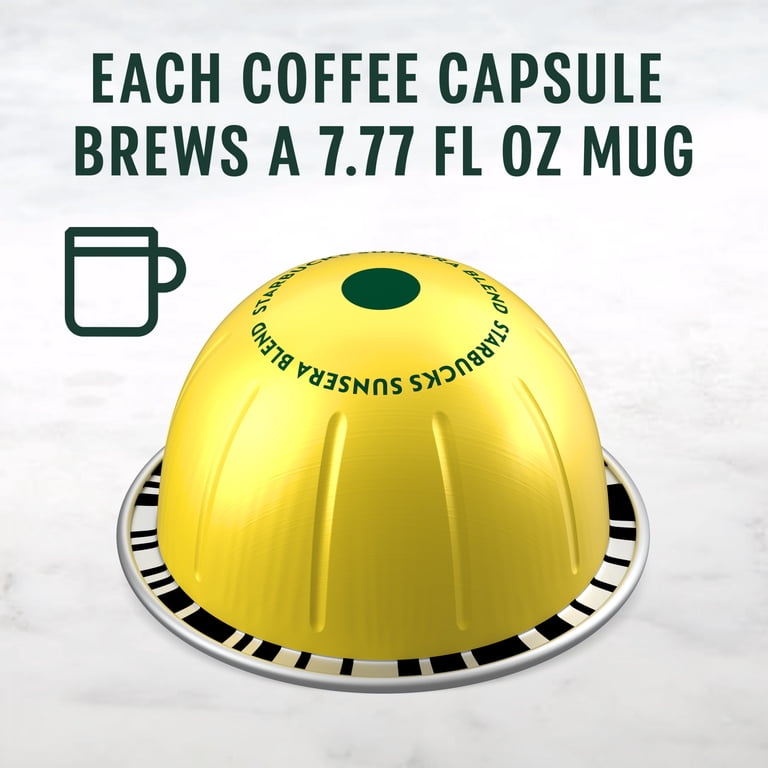 Starbucks by Nespresso Vertuo, Sunsera Blend Nespresso Pods, 100
