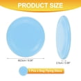 thumbnail image 2 of Uxcell Dog Flying Discs, Plastic Dog Flying Discs Resistant Bite, 9 Inches, (Blue, 1 Pcs), Intended For Medium to Large Breeds, Outdoor Activities/Training/Games/Swimming, 2 of 7