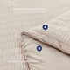 thumbnail image 4 of Juego de fundas de edredón HYMOKEGE Beige Seersucker King Size de 3 piezas, 4 of 5