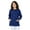 Navy, variant on Women's Snap Jacket Warm Up Uniform Scrub