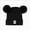 Black Cap, variant on 0-36 Months Baby Toddler Beanie Cuffed Beanie Warm Knit Cute Hat with Pom-Pom for Boys Girls Baby Beanies Hat