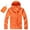 Orange, variant on JTieacloth Windproof Jackets Mens Four Seasons Solid Color Packable Rain Jacket Lightweight Windproof Raincoat With Hood Outdoor Rain Gear Travel Hiking Cycling Blue