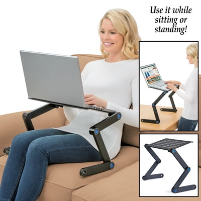 Collections Etc Adjule Portable Laptop Desk Stand For Couch Adjule Portable Laptop Desk Stand