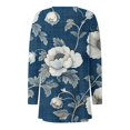 thumbnail image 4 of Pyhlmscde Womens Long Cardigan Lightweight Sweater Open Front Long Sleeve Outfits with Pockets, Daisy Cardigan for Women, Floral Cardigan for Women, Open Cardigans for Women Lightweight, 4 of 5