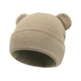 thumbnail image 5 of MEZZALL Winter Knitted Hat Kids With Adorable Bear Ears Soft Stretchy Warm Cap For Boys Girls Solid Color Soft Child Hats, 5 of 7