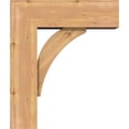 thumbnail image 3 of Ekena Millwork 7 1/2"W x 22"D x 26"H Thorton Block Smooth Bracket w/ Offset Brace, Western Red Cedar, 3 of 25