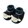thumbnail image 5 of Fozruso Baby Girls Boys Warm Shoes Soft Booties Snow Comfortable Boots Toddler Warming And Fashion Cute Shoes Sizes 5.5 Toddler(Black), 5 of 6