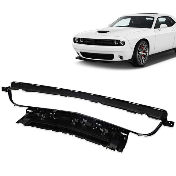 PIT66 Front Bumper Lower Grille  Grille Assembly Replacement Black, Fit for Dodge Challenger 68260158AA 2015-2022