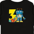 thumbnail image 4 of Inktastic 3rd Birthday Robot Boys or Girls Long Sleeve Toddler T-Shirt, 4 of 5