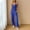 *Blue, variant on Women's Spaghetti Strap Jumpsuit, Loose Wide Leg Romper with Pockets for Summer and Vacation Army Green,Women's Plus L