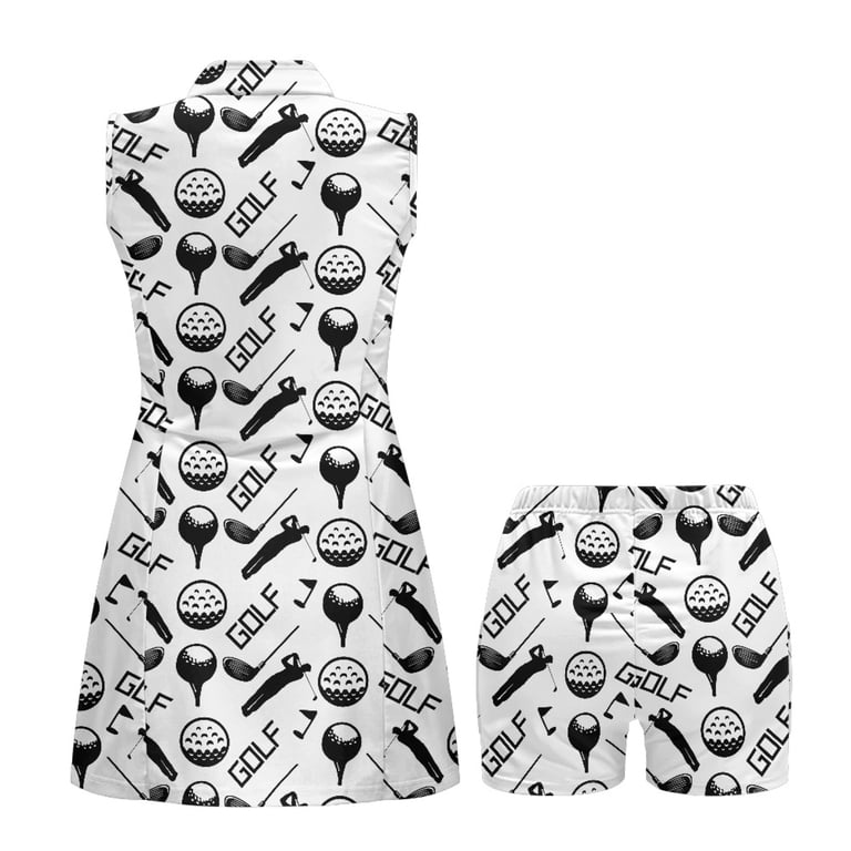 black and white golf dress Foreplay Women’s Golf Dress main image 0