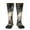 2 Black-2, variant on Graceful Snow Leopard Print Compression Socks for Both Men And Women for Running, Travel, Flight, Nurse