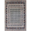 thumbnail image 1 of Ahgly Company Indoor Rectangle Mid-Century Modern Silver Pink Oriental Area Rugs, 2' x 4', 1 of 6