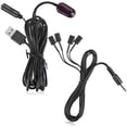 thumbnail image 3 of Sistema de Extensor Remoto Infrarrojo URWOOW Negro con 1 Receptor y 4 Emisores para Amplificadores y, 3 of 8