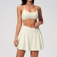 thumbnail image 1 of AEXTO Two Piece Tennis Skirt Sets Athletic 2 Piece Workout Sets for Women with Pockets, 1 of 6