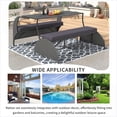 thumbnail image 6 of Patio 7-Piece Traditional All-Weather Outdoor Cast Aluminum Dining Set | Black | Aluminium, 6 of 20