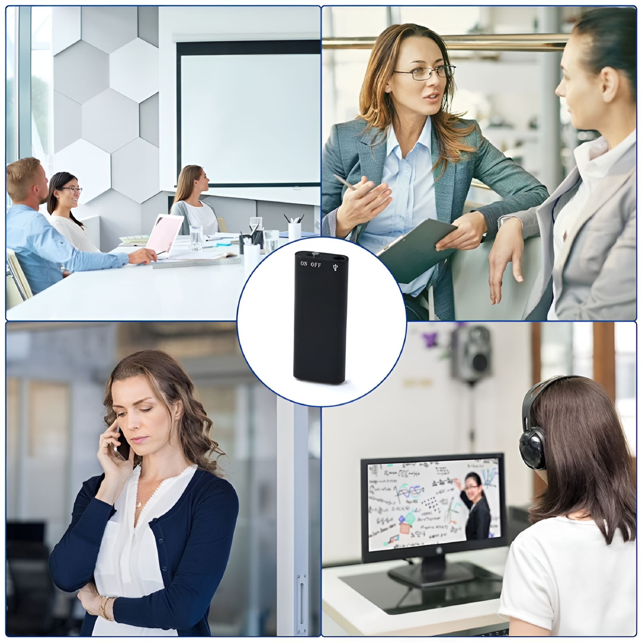 GJX 2026 New 32Gb Mini Voice Activated Recorder with Playback,Black,For Recording,Meetings,Interviews,Lectures,Personal Use,Voice Memos