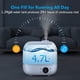 thumbnail image 4 of Sejoy Humidificador para humidificadores de aire ultrasónicos de niebla fría y cálida, 1.24 galones / 4.7L para plantas de oficina de dormitorio, relleno superior, aceites esenciales, blanco SEJOY JSQ-F50A1, 4 of 7