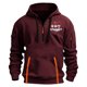 thumbnail image 2 of Sudadera con capucha para hombre, informal, con estampado, deportiva, de manga larga, blusa de poliéster, 2 of 4