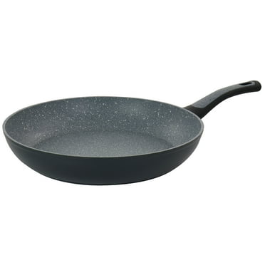 Bastone 12 Inch Aluminum Nonstick Frying Pan in Speckled Gray