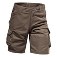 thumbnail image 2 of AnuYalue Mens Cargo Shorts Casual Lightweight Athletic Shorts Summer Outdoor Work Shorts with Multi Pockets, 2 of 6