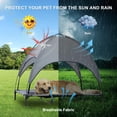 thumbnail image 2 of Cama elevada para perros Eofritt impermeable con toldo para perros grandes, 2 of 6