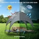 thumbnail image 2 of Cama elevada para perros Eofritt impermeable con toldo para perros grandes, 2 of 6