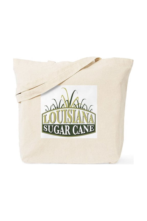 - Louisiana Sugarcane Shield Tote Bag - Unisex Canvas Tote Bag, Beige, 1-Piece