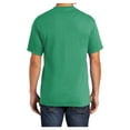 thumbnail image 2 of Mens Core Blend Cotton/Polyester Tee Shirt Kelly Green 5XL, 2 of 6