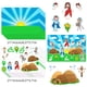 thumbnail image 3 of Fiudx Set de Pegatinas de Pascua, Colección de Tarjetas con Escenas Vibrantes, Divertidas Pegatinas de Resurrección, Fácil Aplicación de Adhesivos, Actividades Educativas y Creativas, Celebración Fam, 3 of 6