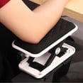 thumbnail image 4 of Computer Armrest Pad Extender Hand Bracket Easy Install for Desk Chair Rotatable Mouse Mat Home Office Support Holder, 4 of 6