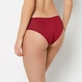 thumbnail image 3 of Culotte Hipster en Modal Ultra Doux avec Détail Rosette en Rose Prune, 3 of 5