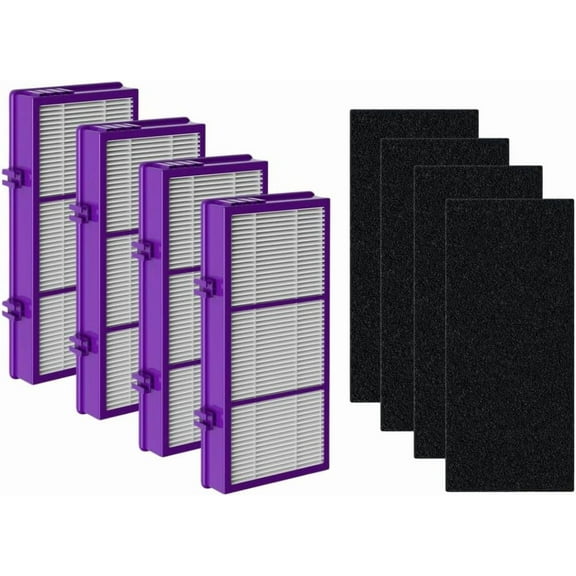 Nispira AER1 HAPF300AP Performance Plus Replacement Filters Compatible with Holmes HAPF30AT Air Purifier HAP242-NUC HAPF300AP-U4 4 HEPA 4 Carbon
