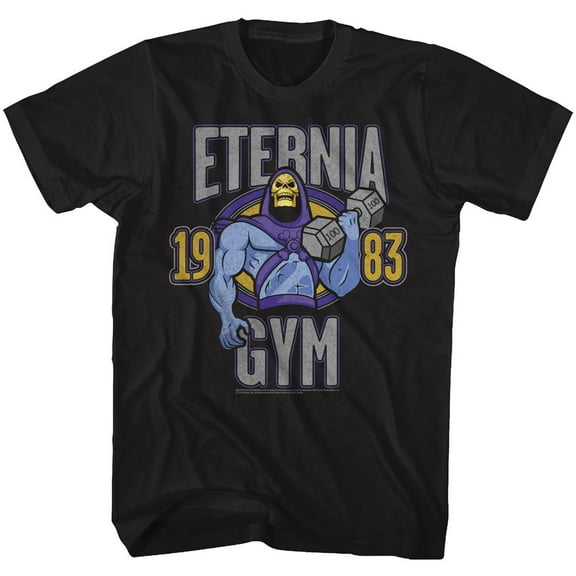 Masters Of The Universe Eternia Gym Black Adult T-Shirt 5Xl