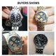 thumbnail image 4 of Correa de reloj de acero macizo para Breitling Avengers Super Challenger Aviation Mechanical Timing 22 24 mm Pulsera Cierre de correa de reloj, 4 of 5